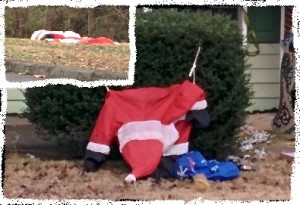 Deflated Santas